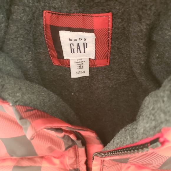 SOLD ! ! NEW GAP Baby Cold Control Down Puffer One-Piece NWOT - Picture 2 of 9